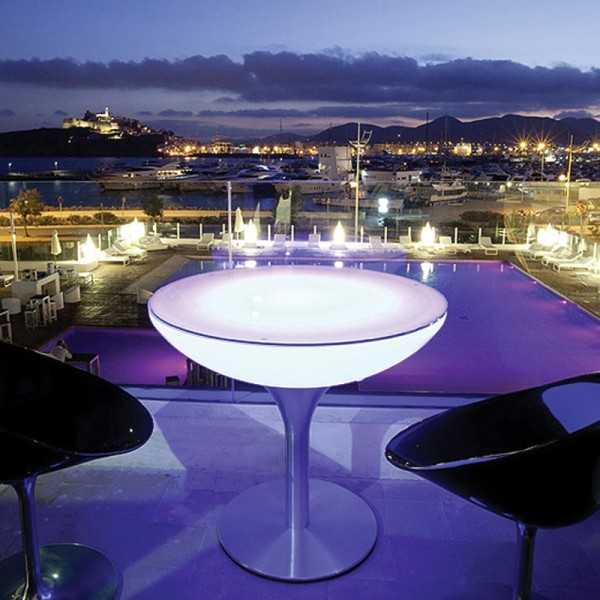 Table Outdoor Lumineuse à Led Pro Lounge 75 Moree