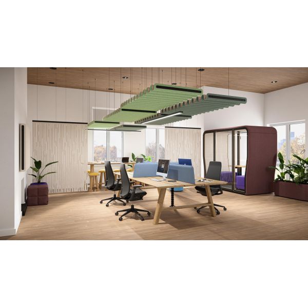 ACOUSTIQUE FOLD - Suspension Acoustique Forme Ondulé