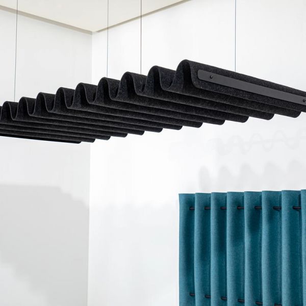 ACOUSTIQUE FOLD - Suspension Acoustique Forme Ondulé