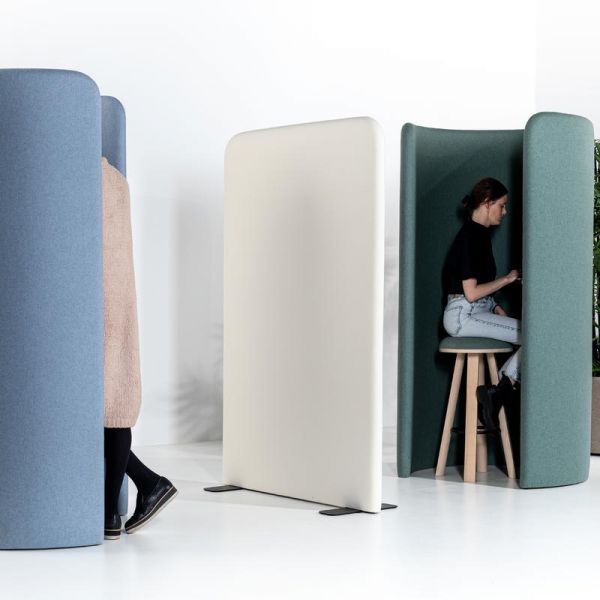 ACOUSTIC HUG - Acoustic Cabinets Cylindrical Shape Office