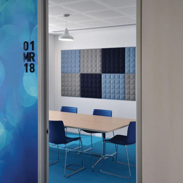 ACOUSTIQUE TILE - Panneau Acoustique Motifs Personnalisable 3D Bureau