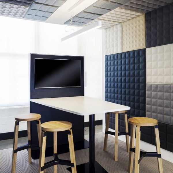 ACOUSTIQUE TILE - Panneau Acoustique Motifs Personnalisable 3D Bureau