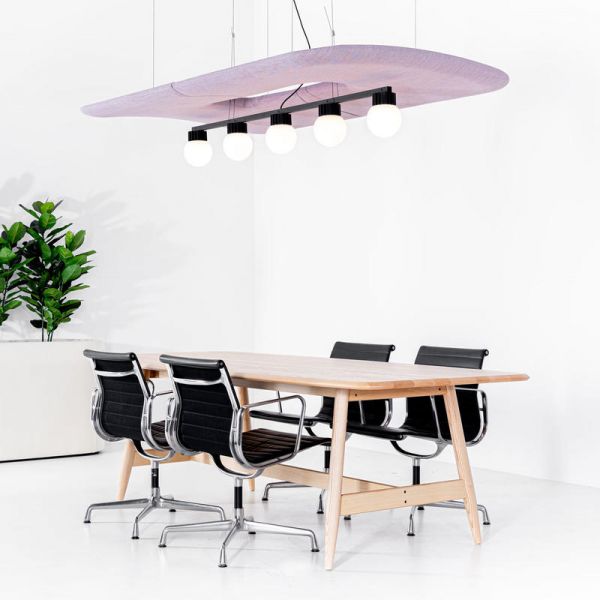 ACOUSTICS ZEPP LIGHT - Suspended Noise Control Luminaire Open-space