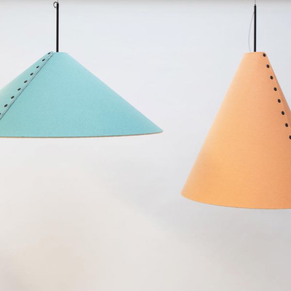 ACOUSTIC CONE - Acoustic Cone Shaped Light Fixture Office