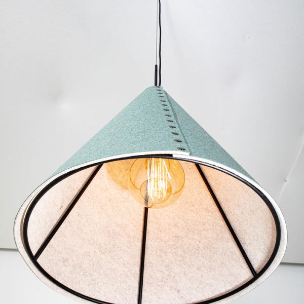 ACOUSTIC CONE - Acoustic Cone Shaped Light Fixture Office