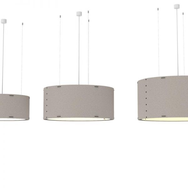 ACOUSTIC TROM - Acoustic Pendant Light Cylindrical Shape