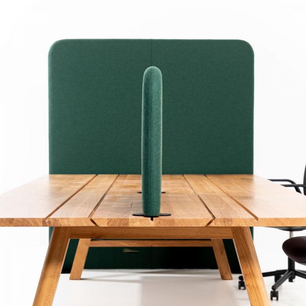 ACOUSTIQUE SHIELD DESK - Barrière Phonique pour Espace de Travail vert