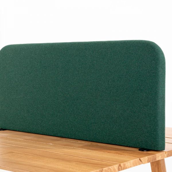 ACOUSTIQUE SHIELD DESK - Solution d'Isolation Acoustique pour Bureau vert