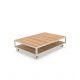 VINEYARD EXTRA-LARGE COFFEE TABLE - Outdoor Wooden Coffee Table 