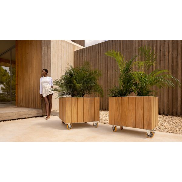 VINEYARD PLANTER - Outdoor Wooden Planter