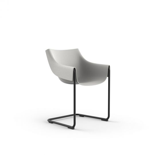 MANTA CANTILEVER - Chaise Restaurant incurver