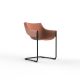 MANTA CANTILEVER - Curved Restaurant Chair 