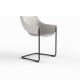 MANTA CANTILEVER - Curved Restaurant Chair 