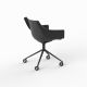 MANTA SWIVEL CASTER ARMCHAIR - Swivel Chair with Casters 