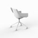 MANTA SWIVEL CASTER ARMCHAIR - Swivel Chair with Casters 