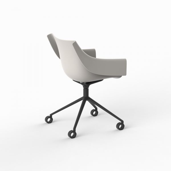 MANTA SWIVEL CASTER ARMCHAIR - Fauteuil à Roulettes Pivotant 