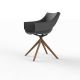 MANTA WOODEN SWIVEL ARMCHAIR - Chaise Pivotante en Bois