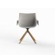 MANTA WOODEN SWIVEL ARMCHAIR - Chaise Pivotante en Bois