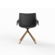 MANTA WOODEN SWIVEL ARMCHAIR - Chaise Pivotante en Bois