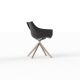 MANTA WOODEN SWIVEL ARMCHAIR - Chaise Pivotante en Bois