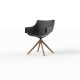 MANTA WOODEN SWIVEL ARMCHAIR - Chaise Pivotante en Bois