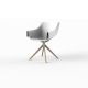 MANTA WOODEN SWIVEL ARMCHAIR - Chaise Pivotante en Bois