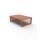 THE FACTORY COFFEE TABLE L - Outdoor rectangular table base