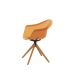 INCASSO SWIVEL ARMCHAIR WITH WOODEN LEGS - Siége Pivotant Pied en bois