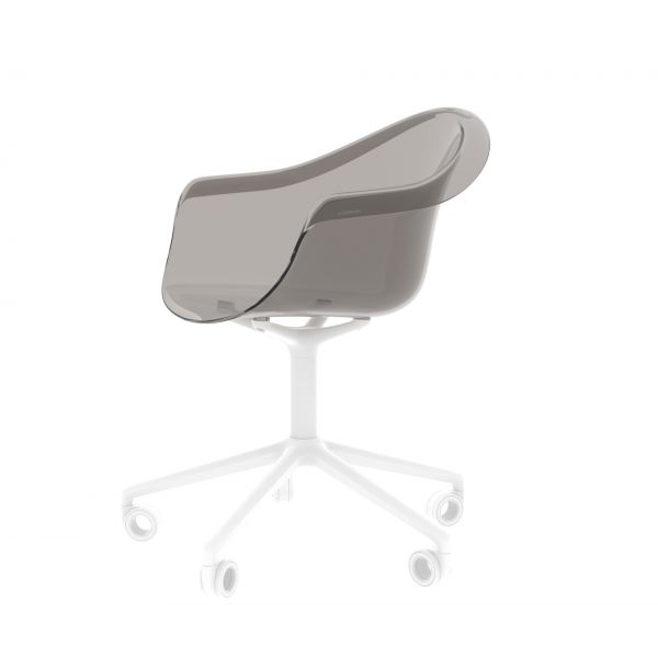INCASSO SWIVEL ARMCHAIR WITH CASTER - Chaise Bureau Roulante design