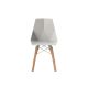 FAZ WOOD CHAIR - Chaise forme Géométrique pied en bois
