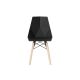 FAZ WOOD CHAIR - Geometric chair with wooden base