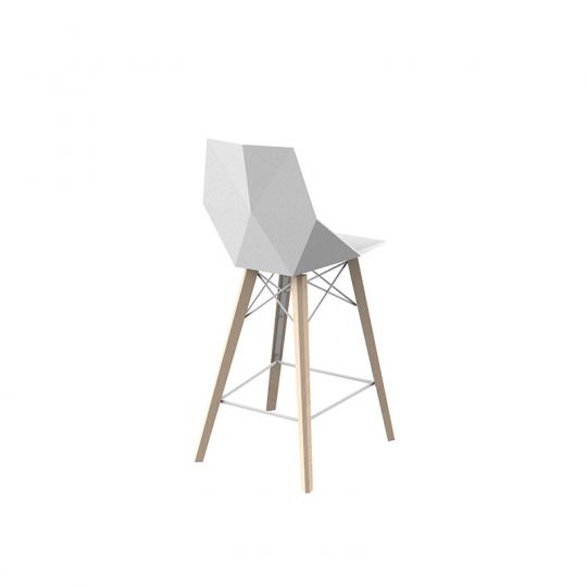 FAZ WOOD COUNTER STOOL - Tabouret De Comptoir en Bois