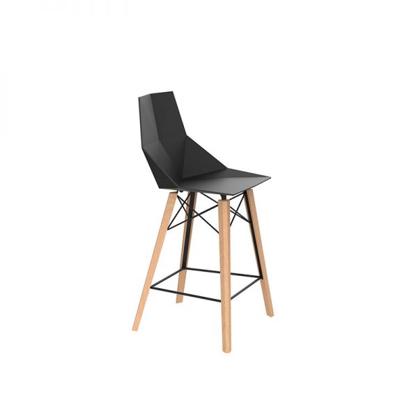 FAZ WOOD COUNTER STOOL - Wooden Counter Stool 