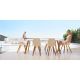 FAZ WOOD COUNTER STOOL - Tabouret De Comptoir en Bois 