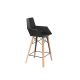 FAZ WOOD COUNTER STOOL WITH ARMS - Wooden Counter Stool with Armrests