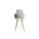 FAZ WOOD COUNTER STOOL WITH ARMS - Tabouret de Comptoir en Bois avec Accoudoirs