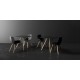 FAZ WOOD DINING TABLE 80X80X74 - Table restaurant 2 personnes en Bois