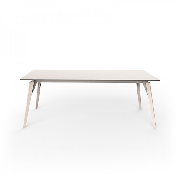 FAZ WOOD LOUNGE TABLE 200X100X74 - Grande Table Rectangulaire en Bois