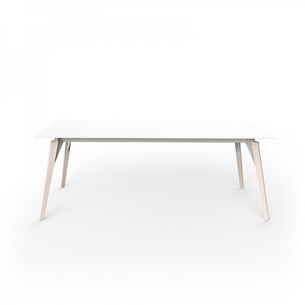 FAZ WOOD LOUNGE TABLE 200X100X74 - Grande Table Rectangulaire en Bois