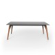 FAZ WOOD LOUNGE TABLE 200X100X74 - Grande Table Rectangulaire en Bois