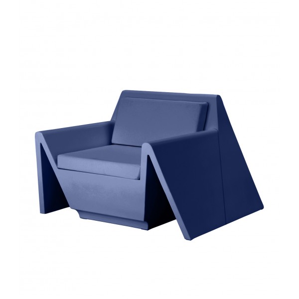 REST LOUNGE CHAIR - Hotel outdoor terrace chair BLUE