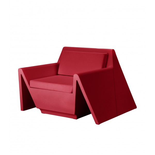 REST LOUNGE CHAIR - Hotel outdoor terrace chair RED