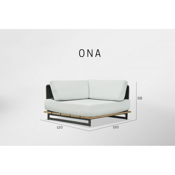 Modifiable corner sofa