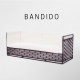 BANDIDO outdoor woven sofa 3 places