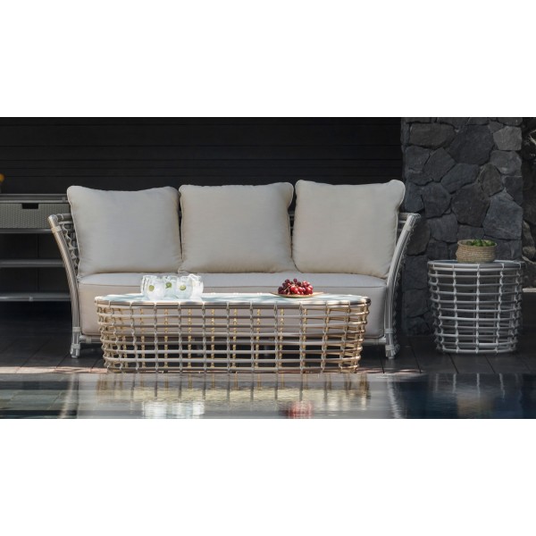 Outdoor woven sofa design VILLA