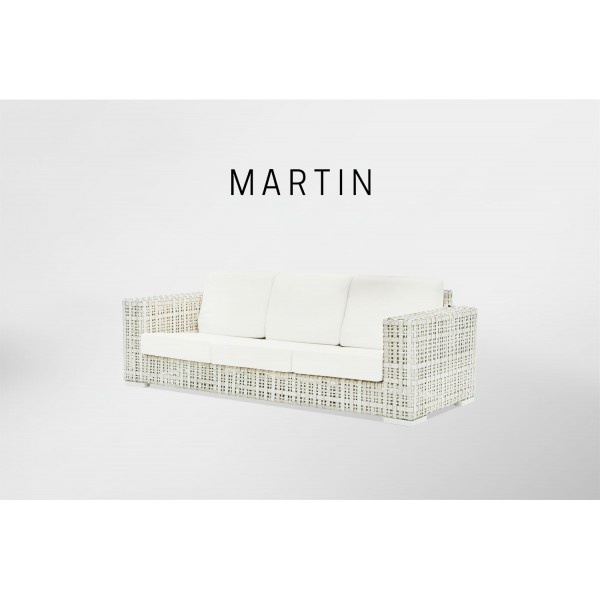 a white couch 3-Seater Sofa