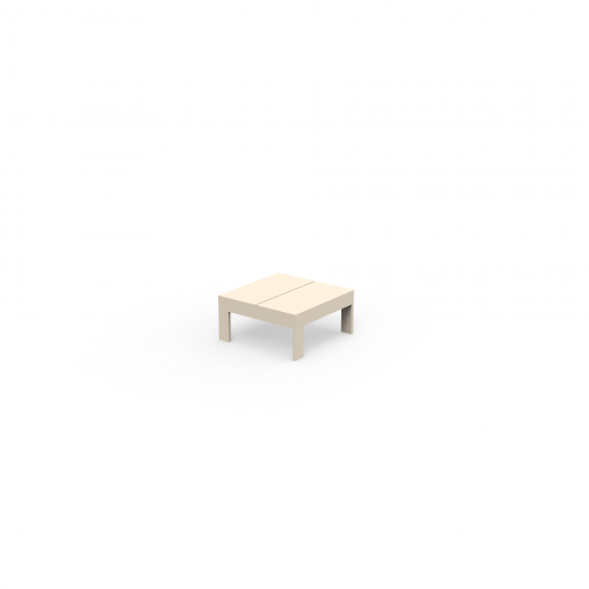 Posidonia - Square Aluminium Side Table - Vondom