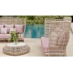 Canape dossier haut de jardin exterieur corde-Loveseat Spa Skyline Design