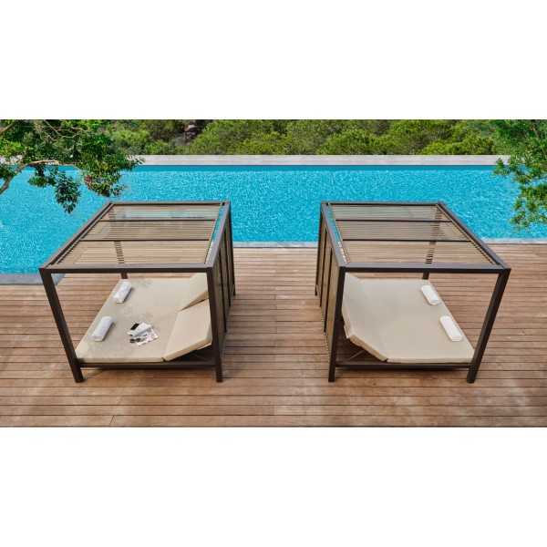 Lit de Jardin 2 places Corde Skyline Design