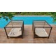 Lit de Jardin 2 places Corde Skyline Design